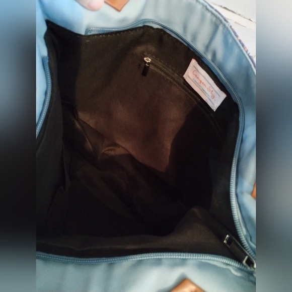 NWT Canyon Sky blue women's shoulder purse bag zipper pocket - Picture 4 of 5